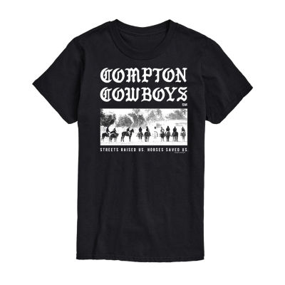 Mens Short Sleeve Compton Cowboys Graphic T-Shirt