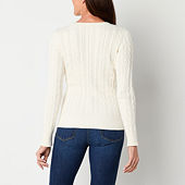 Jcpenney women's petite cardigan sweaters best sale