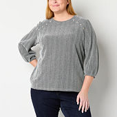 Plus Size Blouses for Women JCPenney