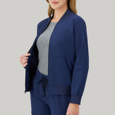 Hanes Womens Tag Free Moisture Wicking Scrub Jackets