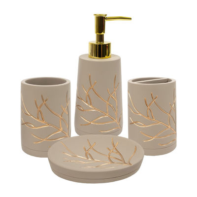 Sweet Home Collection Branches 4-pc. Bath Accessory Set