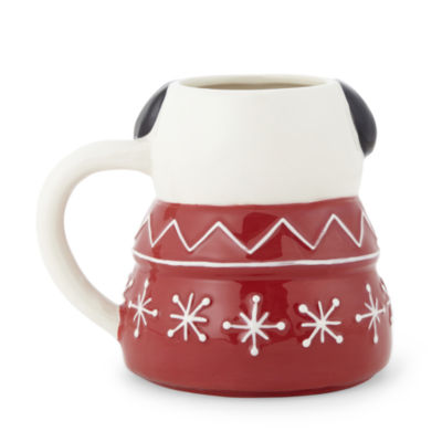 North Pole Trading Co. Holiday Pug Coffee Mug