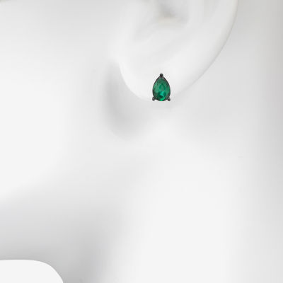 Bijoux Bar Delicates Halloween Two Tone Womens Multi Color Glass 3 Pair Earring Set
