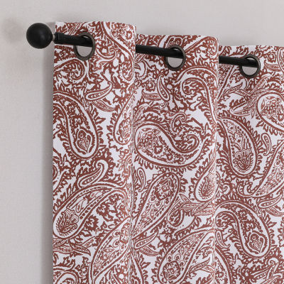 Regal Home Hardy Grommet Top Blackout Set of 2 Curtain Panel