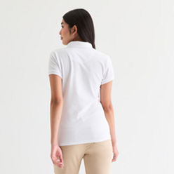 Polo Shirts White Tops for Women - JCPenney