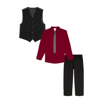 Van Heusen Little & Big Kid Boys 4-pc. Suit Set