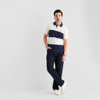 U.S. Polo Assn. Rugby Mens Classic Fit Short Sleeve Polo Shirt