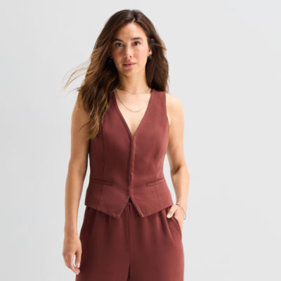 a.n.a Womens V Neck Sleeveless Vest