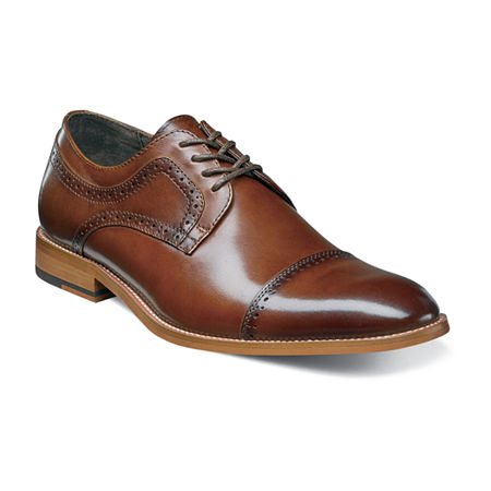  Mens > men > Oxford Shoes-Stacy Adams Dickinson Mens Leather Cap Toe Oxfords