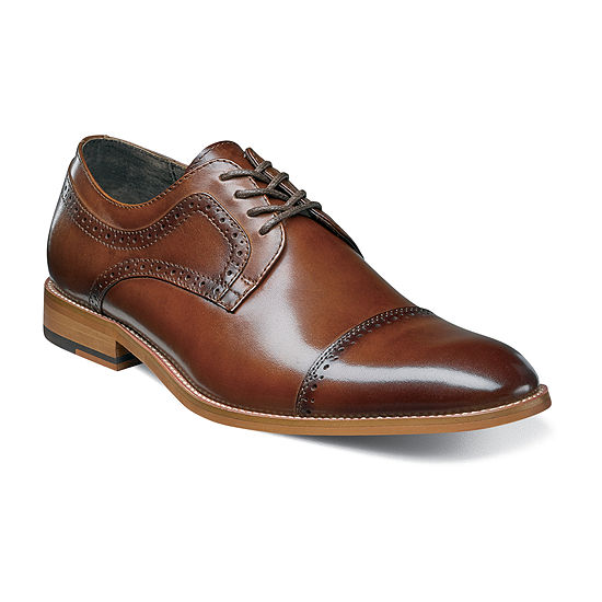 Stacy Adams® Dickinson Mens Leather Cap Toe Oxfords-JCPenney