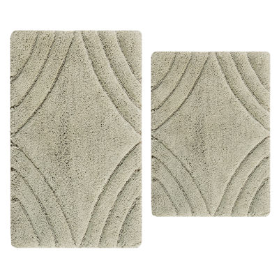Castle Hill London Diamond 2-pc. Bath Rug Set