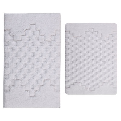 Castle Hill London Melange 2-pc. Bath Rug Set