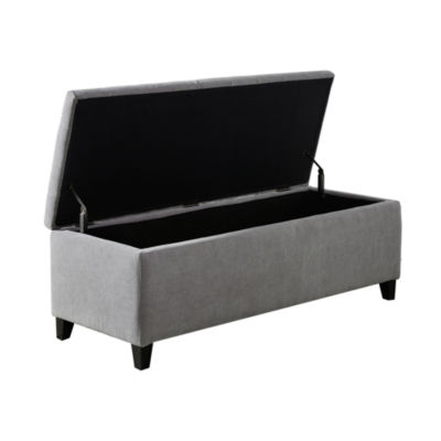 Madison Park Sasha Tufted Top Storage Bench