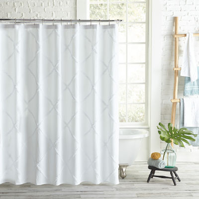 CHF Lattice Shower Curtain JCPenney