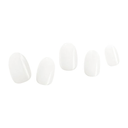 Dashing Diva Glaze Nail Strips Nail Appliques, One Size, White