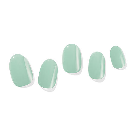 Dashing Diva Glaze Nail Strips Nail Appliques, One Size, Green