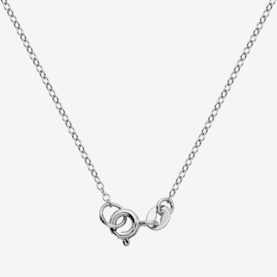 Sterling Silver Puffed Heart Pendant Necklace