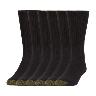 Gold Toe Harrington 6 Pair Crew Socks Mens