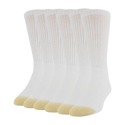 Gold Toe Harrington 6 Pair Crew Socks Mens