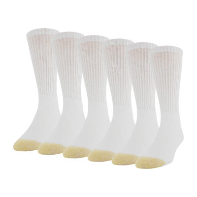 Gold Toe Athletic Sport 6 Pair Crew Socks Mens