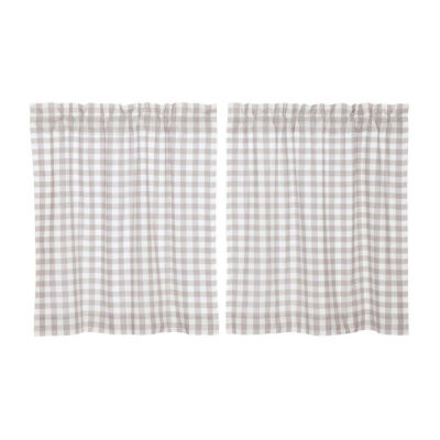 Vhc Brands Annie Check 2-pc. Rod Pocket Window Tier