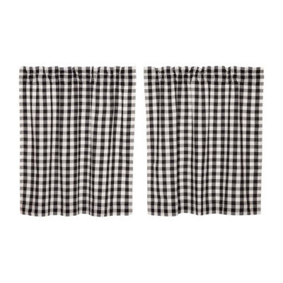 Vhc Brands Annie Check 2-pc. Rod Pocket Window Tier