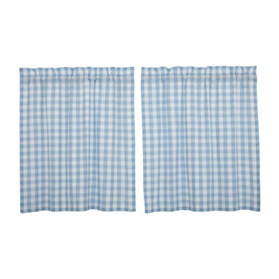 Vhc Brands Annie Check 2-pc. Rod Pocket Window Tier