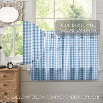Vhc Brands Annie Check 2-pc. Rod Pocket Window Tier