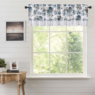 Vhc Brands Annie Floral Rod Pocket Tailored Valance