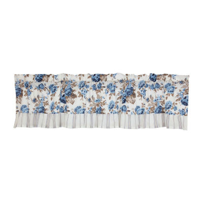 Vhc Brands Annie Floral Rod Pocket Tailored Valance