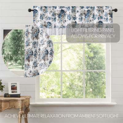 Vhc Brands Annie Floral Rod Pocket Tailored Valance