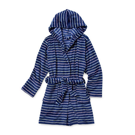 Thereabouts Little & Big Girls Mid Length Long Sleeve Robe, Small , Blue