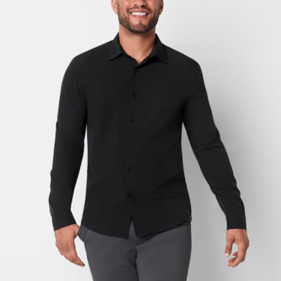 Moisture wicking long store sleeve button down shirts