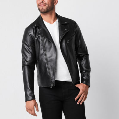 Faux leather 2025 jacket jcpenney