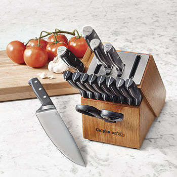 BergHOFF Essentials 15-Piece Forged Stainless Steel Cutlery Block Set