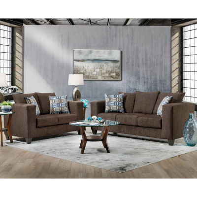 Olivia Contemporary Chenille Sofa