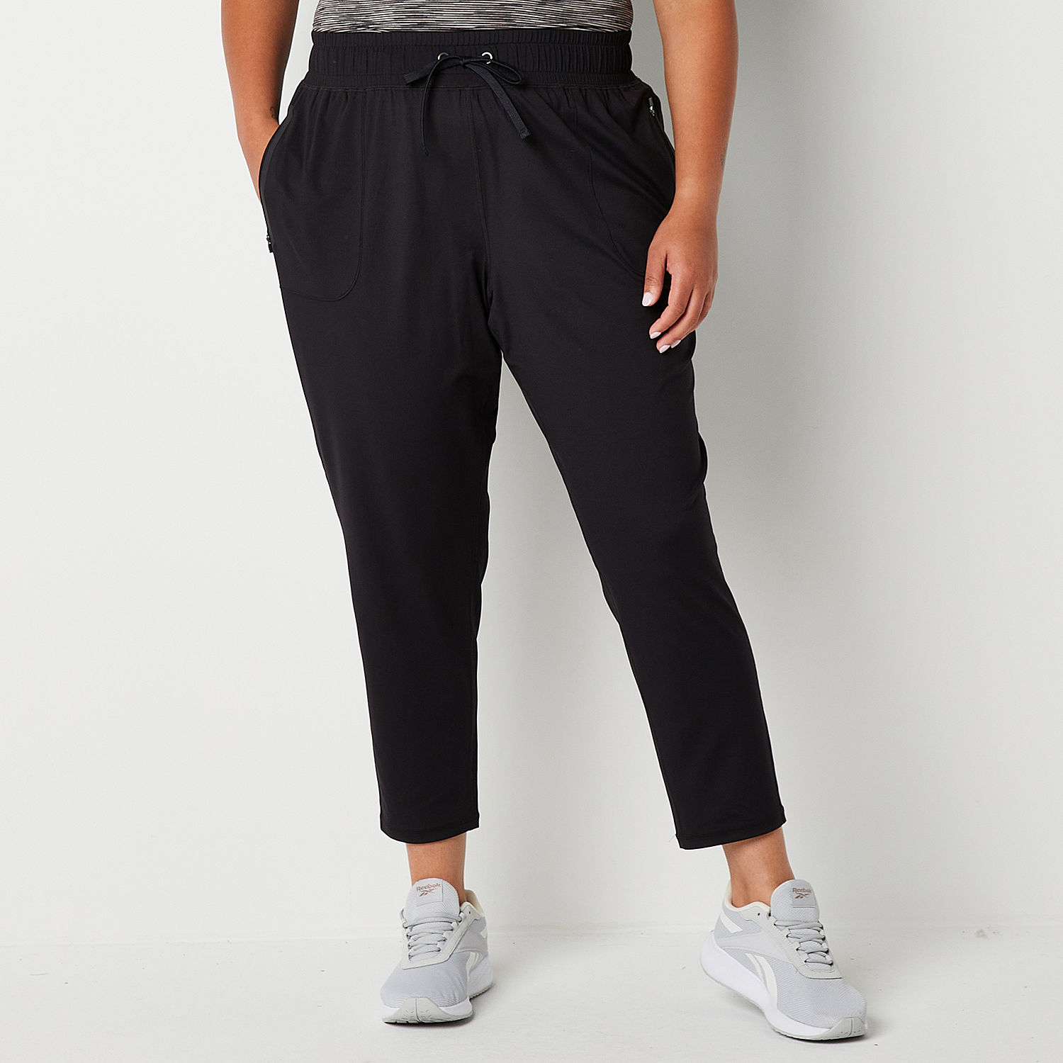 Xersion Studio Womens Mid Rise Plus Jogger Pant - JCPenney