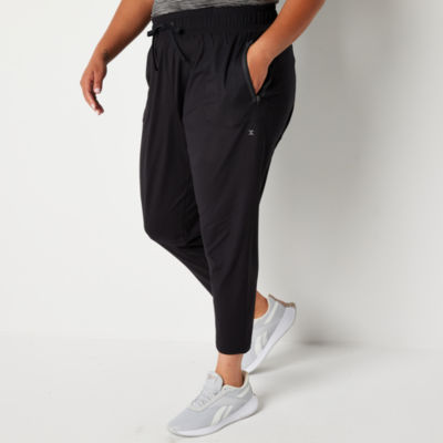 Xersion Womens Fleece Mid Rise Tall Jogger Pant