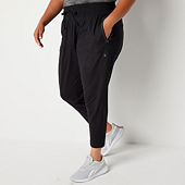 NEW St Johns Bay Plus Size 3X (47x27) Womens Active Jogger Pull On
