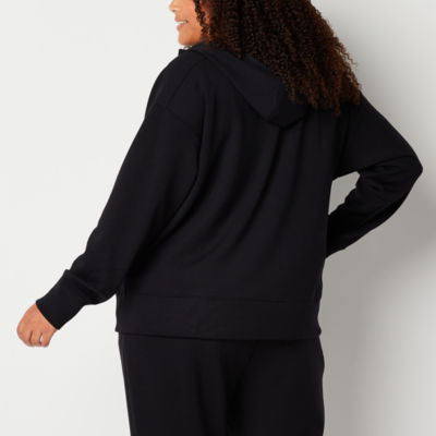 Xersion Womens Oversized Fleece Long Sleeve Hoodie