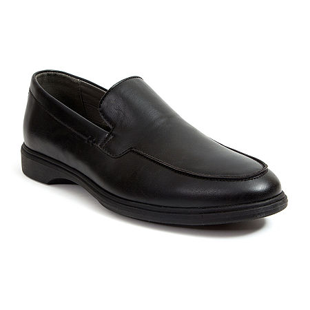 Deer Stags Mens Porto Loafers, 16 Medium, Black