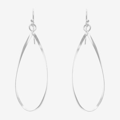 Silver Treasures Sterling Silver Drop Earrings