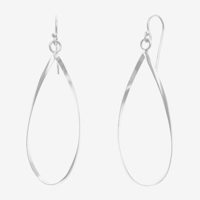 Silver Treasures Sterling Silver Drop Earrings