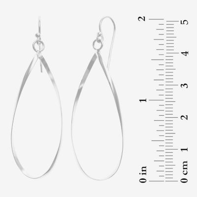 Silver Treasures Sterling Silver Drop Earrings