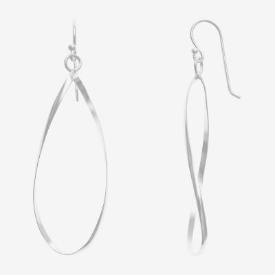 Silver Treasures Sterling Silver Drop Earrings