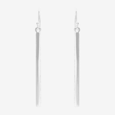 Silver Treasures Sterling Silver Drop Earrings
