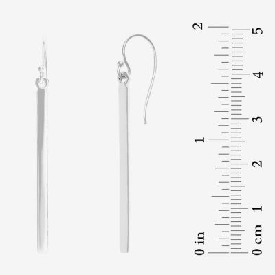 Silver Treasures Sterling Silver Drop Earrings