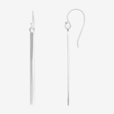 Silver Treasures Sterling Silver Drop Earrings