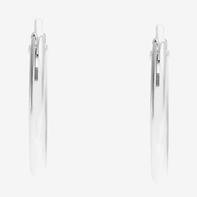 Silver Treasures Womens Cubic Zirconia Sterling Silver Hypoallergenic 4 Pair Earring Set