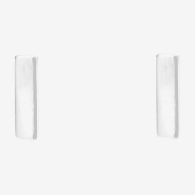 Silver Treasures Womens Cubic Zirconia Sterling Silver Hypoallergenic 4 Pair Earring Set